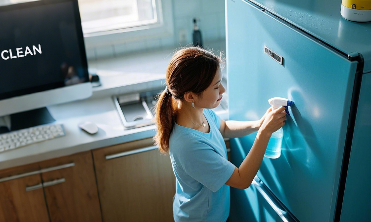 Refrigerator cleaning