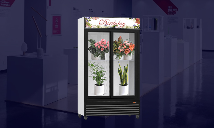 upright refrigerator
